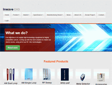 Tablet Screenshot of inwavetech.com